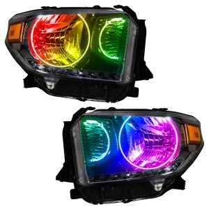 Toyota Tundra Headlight Assembly - ORACLE Lighting - SMD Dual Halo Kit, ColorSHIFT - `14-`17